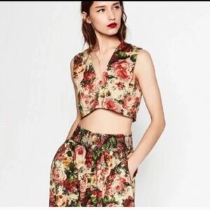 Floral Crop Top